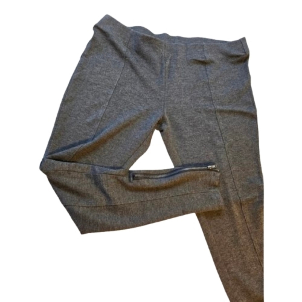 Nordstrom Gray Ankle Zip Leggings Size Large